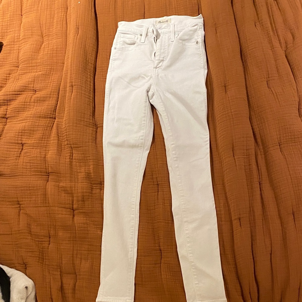 Madewell White Denim Jeans